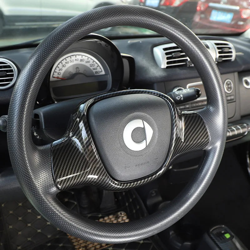 ABS Carbon Fiber Steering Wheel Cover for Smart 451 09-15 – Car Accessories | MotorWorld Marketplace