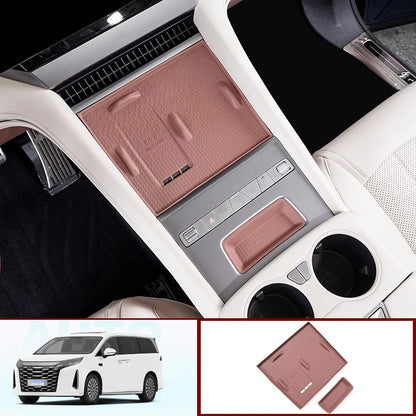 BYD M9 Central Wireless Charging Anti-Skid Silicone Pad Panel brown ordinary model BYD M9 – Car Accessories | MotorWorld Marketplace