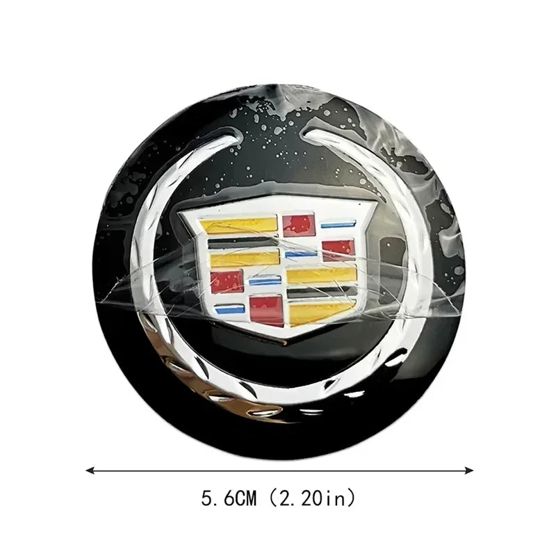 (NOT SOLD TO USA) 4pcs 56mm Cadillac Wheel Center Hub Badges – Pro Fit – Car Accessories | MotorWorld Marketplace