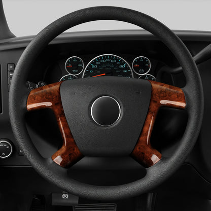 Premium Wood Grain Steering Wheel Trim for Enclave/H2/Escalade – Car Accessories | MotorWorld Marketplace