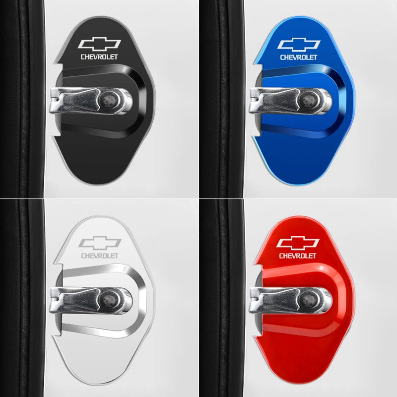 4PCS Door Lock Buckle Covers for Chevrolet, Durable Protection
