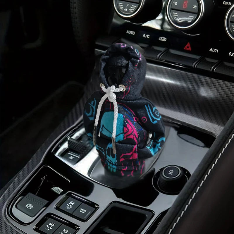 Punk Skull Gear Shift Cover – Dustproof Halloween Car Accessory green – Car Accessories | MotorWorld Marketplace