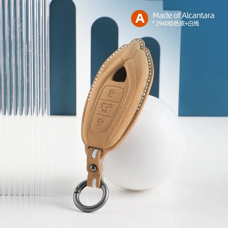 Premium Suede Key Case for Lamborghini Urus & Revuelto