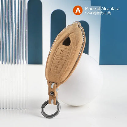 Premium Suede Key Case for Lamborghini Urus & Revuelto