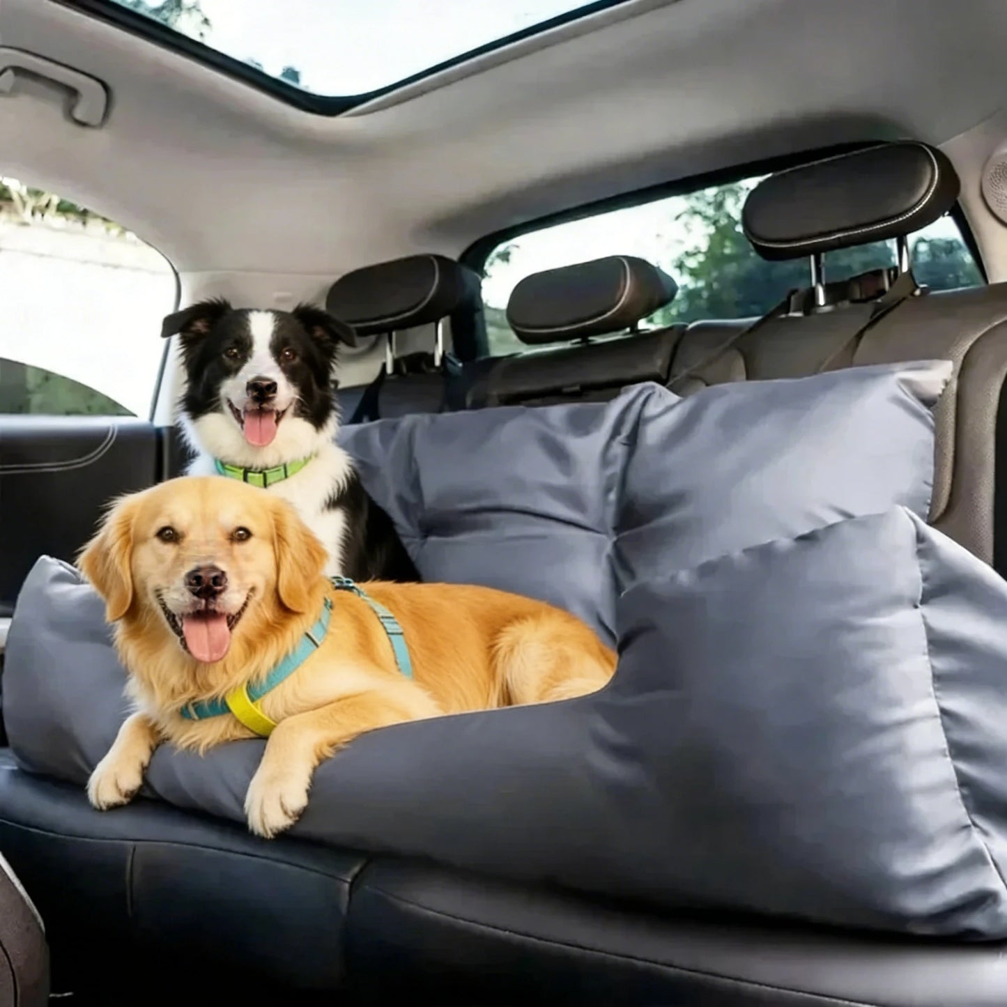 Waterproof 3-Seat Dog Car Hammock | Foldable, Durable Mat – Car Accessories | MotorWorld Marketplace