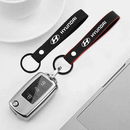 Premium Suede Keychain for Hyundai