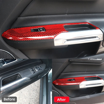 Carbon Fiber Window Switch Trim for Mustang GT 2015-2021