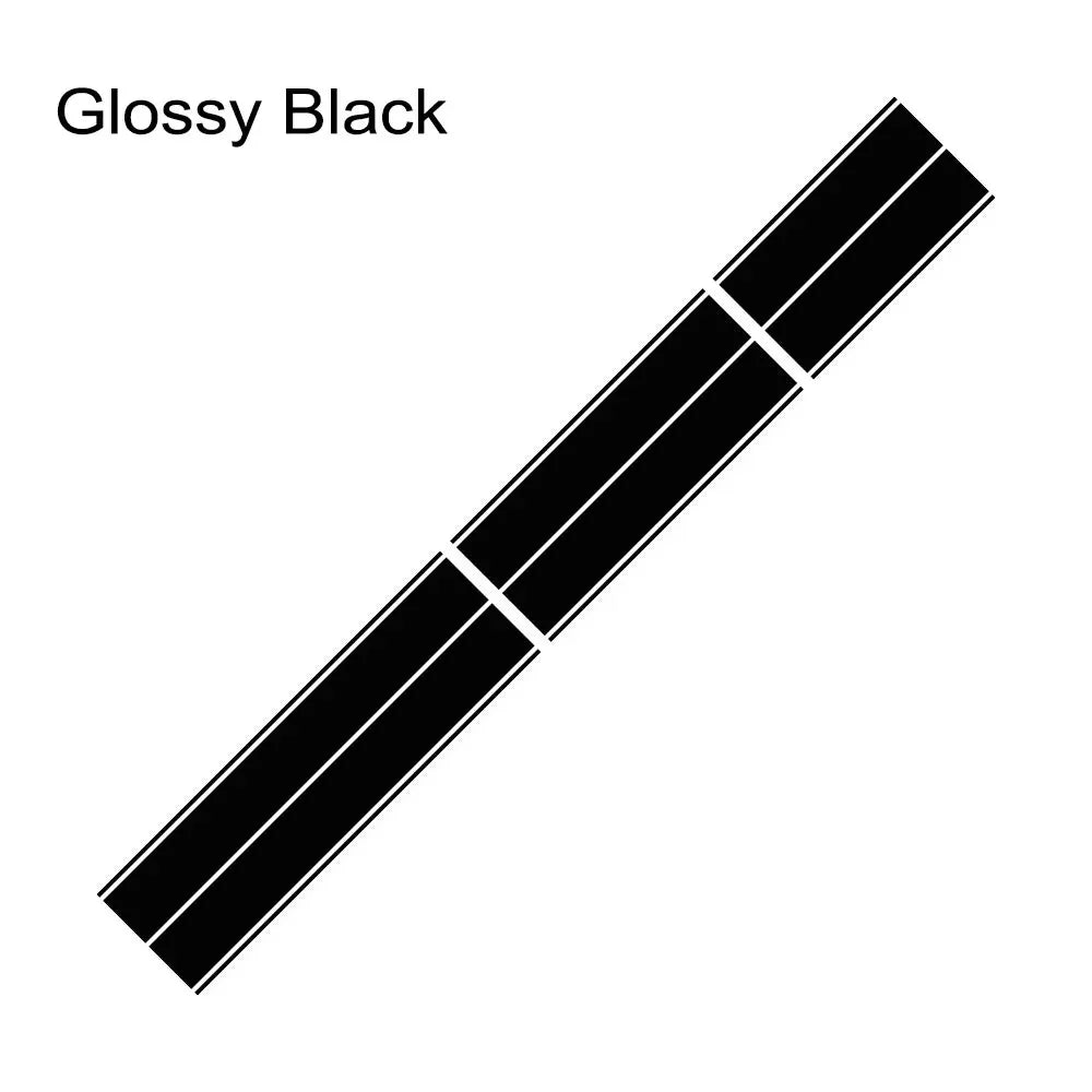Mustang EcoBoost Shelby GT Hood & Roof Stripe Decal Set Glossy Black – Car Accessories | MotorWorld Marketplace