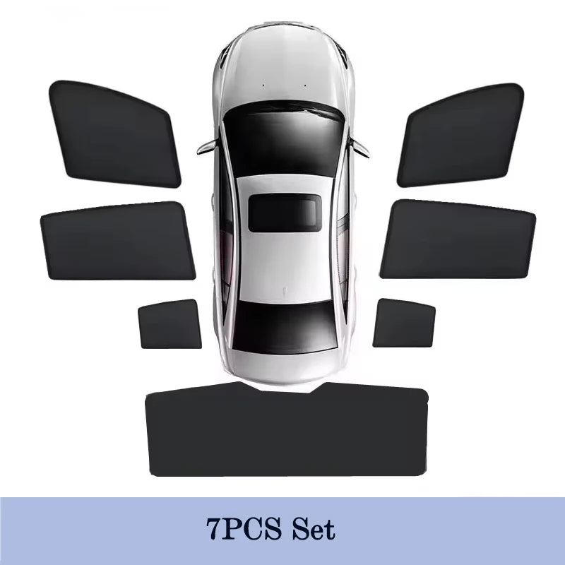 (NOT SOLD TO USA) Mesh Visor Magnetic Shade for Tiggo 7 Pro/S700/Xcite 2020-25 7PCS Set – Car Accessories | MotorWorld Marketplace