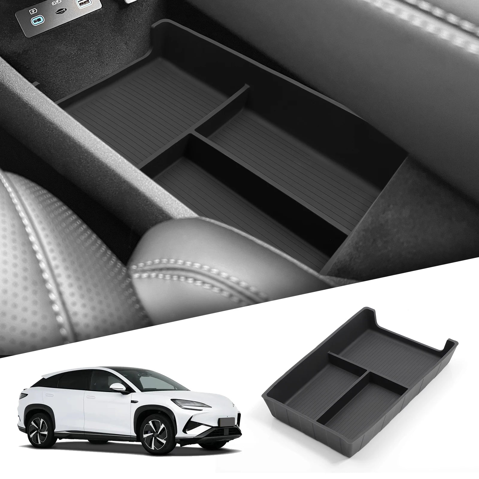 Storage Tray for BYD Sealion 7 2024-2025 Armrest 24Sealion7 C-Box – Car Accessories | MotorWorld Marketplace