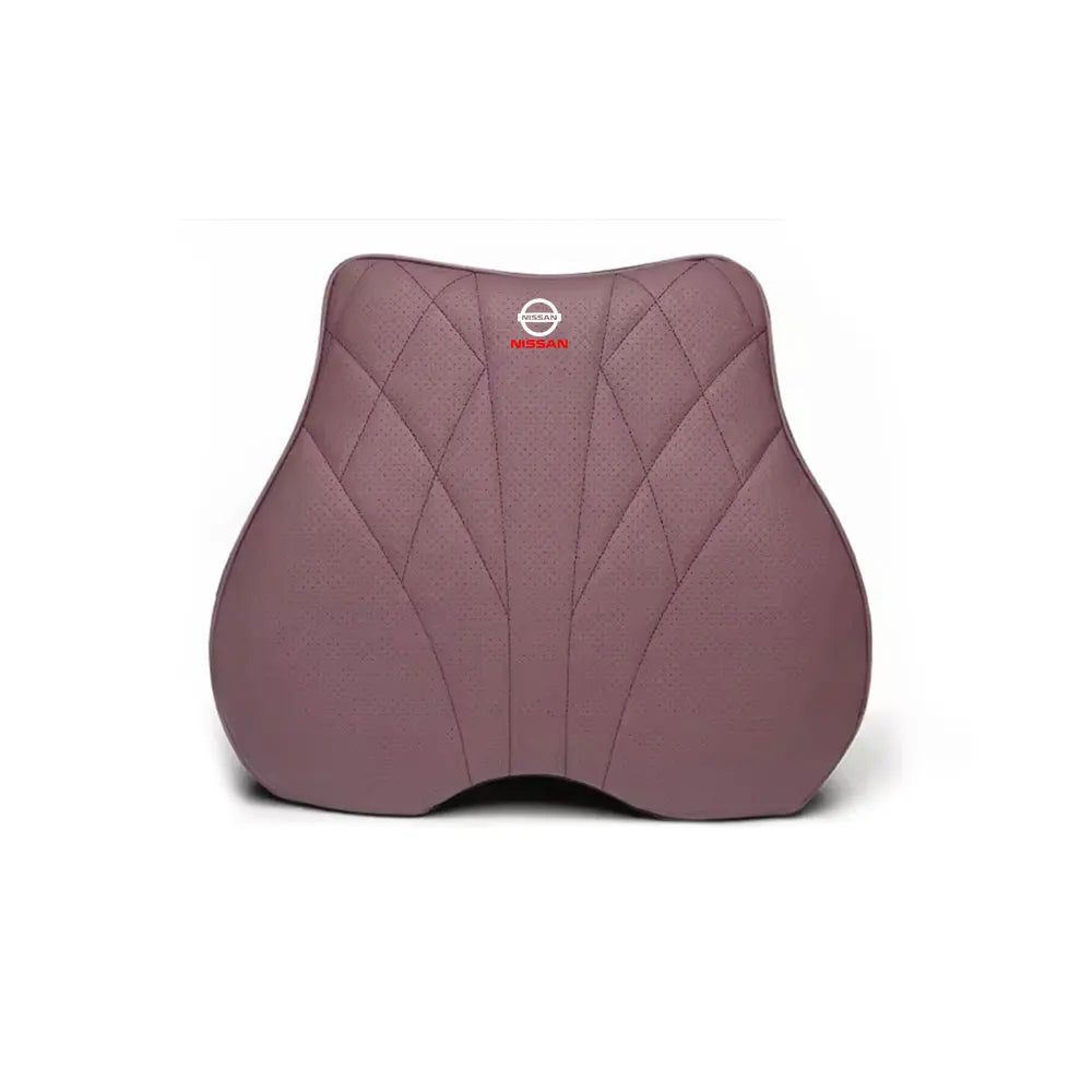 Premium Leather Neck & Lumbar Pillow for Nissan Models