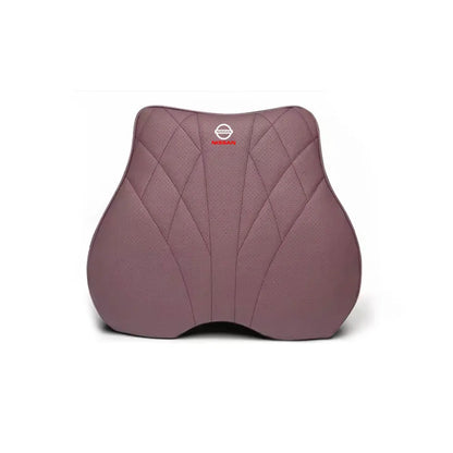 Premium Leather Neck & Lumbar Pillow for Nissan Models
