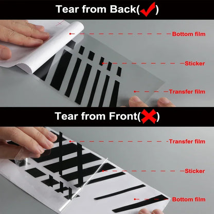 2PCS Racing Side Stickers for VW Polo 6R/6C/9N2/9J GTI