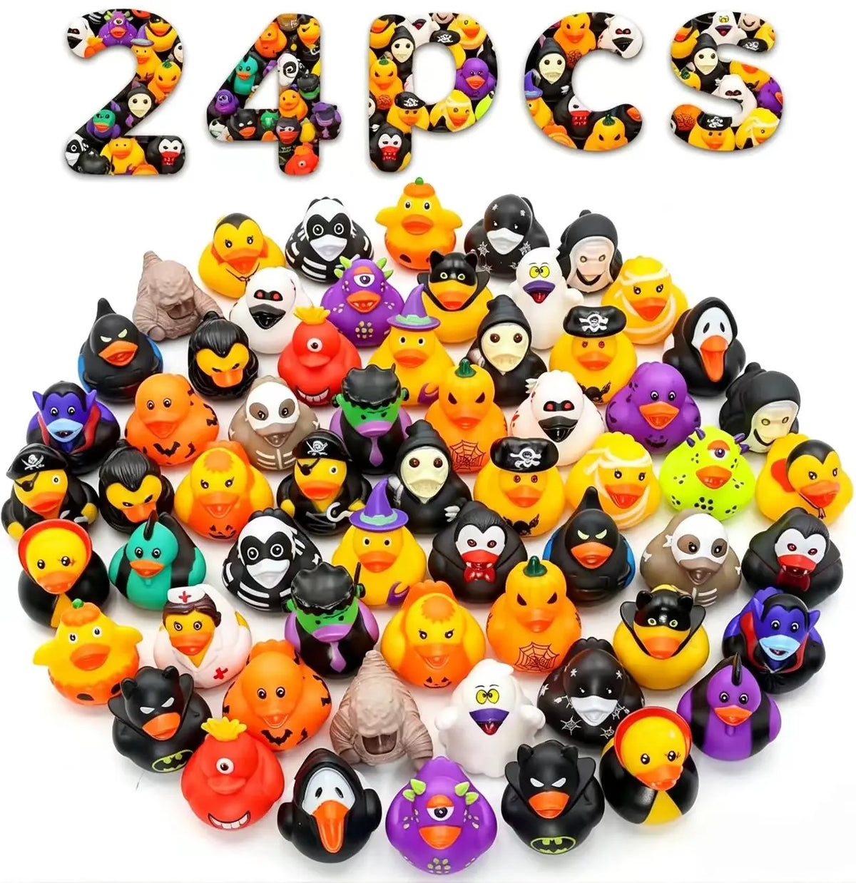 Halloween Rubber Ducks 6-96pcs Jeep Car Decor Ducking Set 24PCS Mixed Styles – Car Accessories | MotorWorld Marketplace