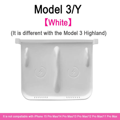 Wireless Charger Pad for Tesla 3/Y/S/X 2022-2024
