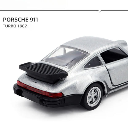 1/36 Alloy Porsche 911 Turbo Diecast Pull Back Model Car