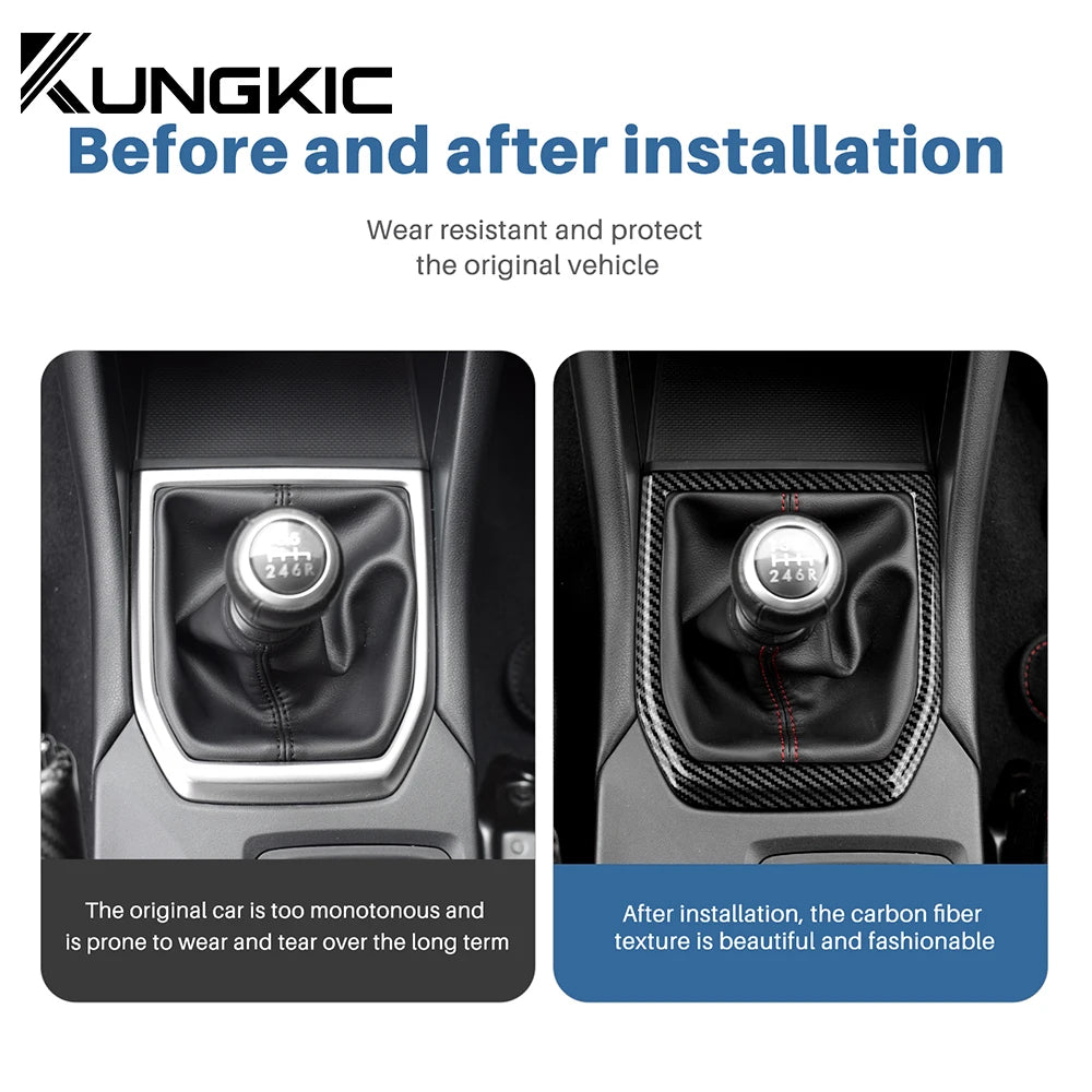 Subaru Impreza WRX STI 2022-2024 Carbon Gear Shift Panel Cover Trim – Car Accessories | MotorWorld Marketplace