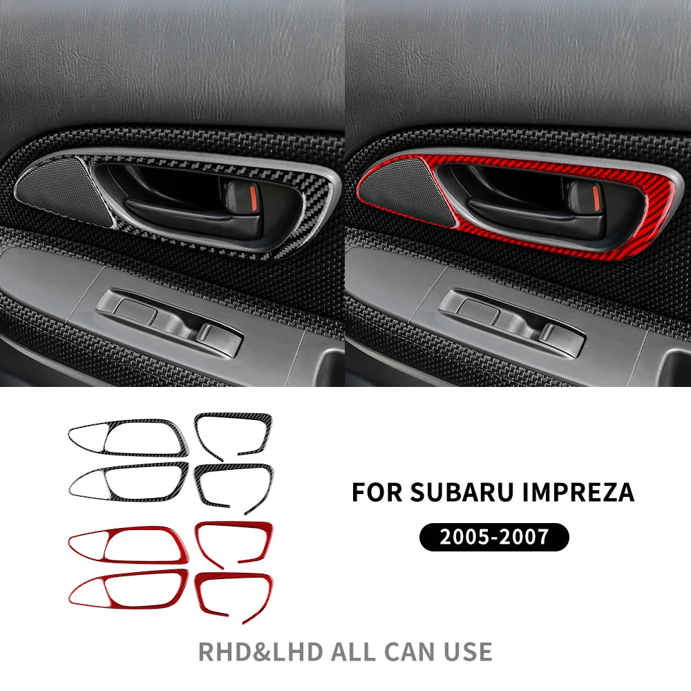 Real Carbon Fiber Sticker Kit for Subaru Impreza 05-07 Interior Window Door Red – Car Accessories | MotorWorld Marketplace