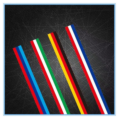Custom Tricolor National Flag Car Vinyl Decal Sticker
