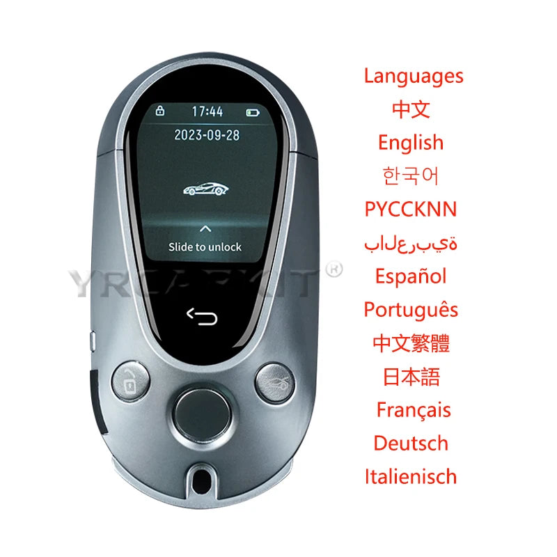 CF700 Universal LCD Smart Remote Key Keyless Start BMW/Audi Silver – Car Accessories | MotorWorld Marketplace