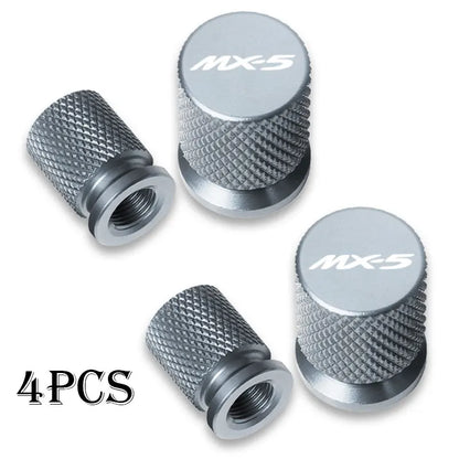 Mazda Valve Stem Caps Waterproof Dustproof Set