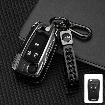 Zinc Alloy Key Case for Buick/Chevrolet/Opel—Full Cover B grey keychain – Car Accessories | MotorWorld Marketplace