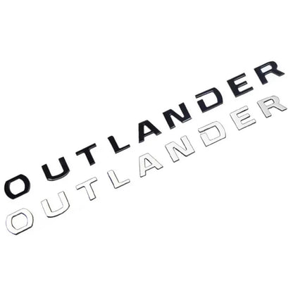 ABS Chrome 3D Hood Emblem Badge for Mitsubishi Outlander
