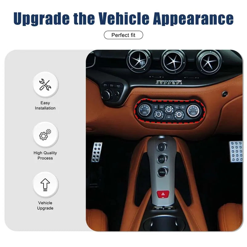 Premium AC Knob Panel Trim for Ferrari F12 Berlinetta 2013 – Car Accessories | MotorWorld Marketplace