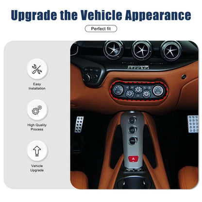 Premium AC Knob Panel Trim for Ferrari F12 Berlinetta 2013 – Car Accessories | MotorWorld Marketplace