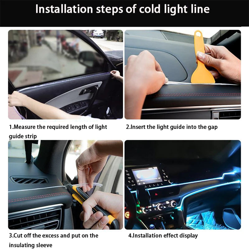 Flexible Car LED Neon Strip Light 1-5M USB/Cigar, Pro Decor – Car Accessories | MotorWorld Marketplace