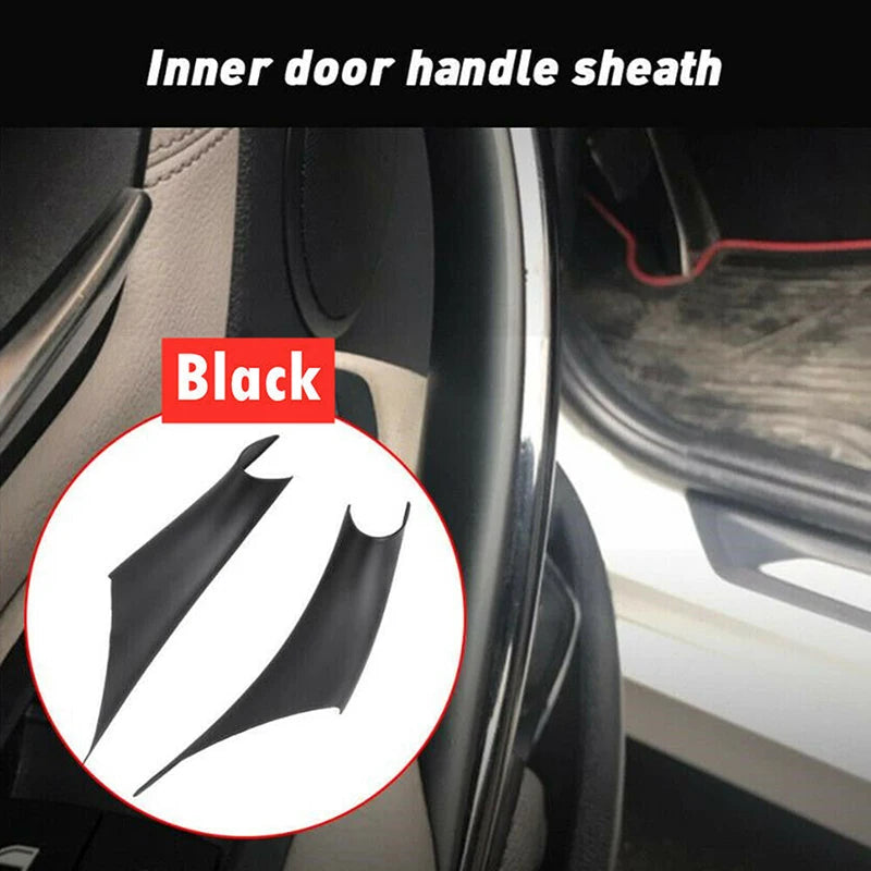 Paire de couvre-poignées de porte noirs pour BMW Série 3 et 4 F30 et F35 (2012-2018)
