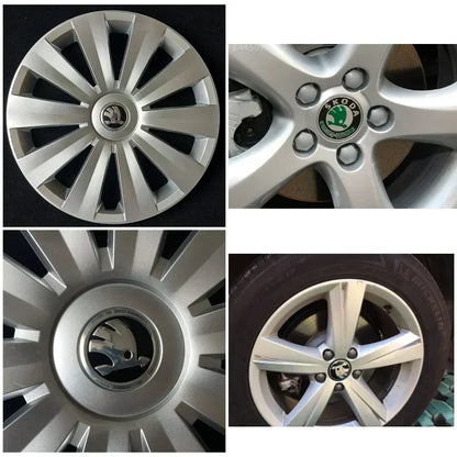 Skoda Wheel Center Hub Caps Logo – All Models