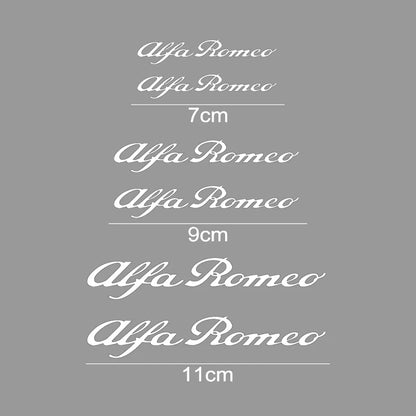 6pcs Alfa Romeo Brake Caliper Stickers Heat Resistant Decals Straight-SilverWhite – Car Accessories | MotorWorld Marketplace