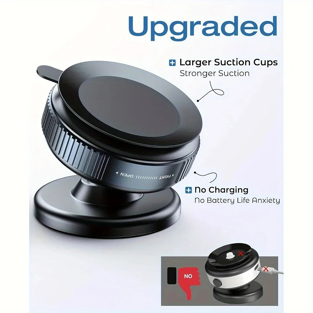 360° Magnetic Car Phone Holder | Pro Suction, Anti-Shake Mount – Car Accessories | MotorWorld Marketplace