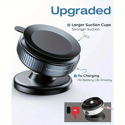 360° Magnetic Car Phone Holder | Pro Suction, Anti-Shake Mount – Car Accessories | MotorWorld Marketplace