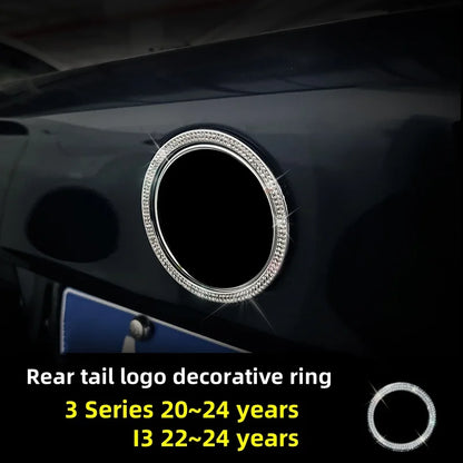 (NOT SOLD TO USA) BMW 3 Series/I3 20-24 Diamond AC Vent & Knob Trim Set Rear logo circle China Mainland – Car Accessories | MotorWorld Marketplace