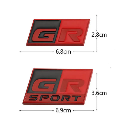 GR Sport Hood Grille Emblem Badge for Toyota/Lexus