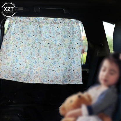 Universal Car Window Sunshade UV Blocker, Cartoon, Kids Safe – Car Accessories | MotorWorld Marketplace