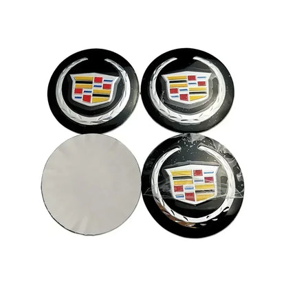 (NOT SOLD TO USA) 4pcs 56mm Cadillac Wheel Center Hub Badges – Pro Fit – Car Accessories | MotorWorld Marketplace