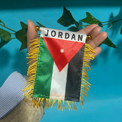 Jordan Double-Sided Car Window Pennant 8x12cm