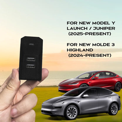 Tesla Model Y/3 Glovebox USB Hub Type-C Splitter Dock