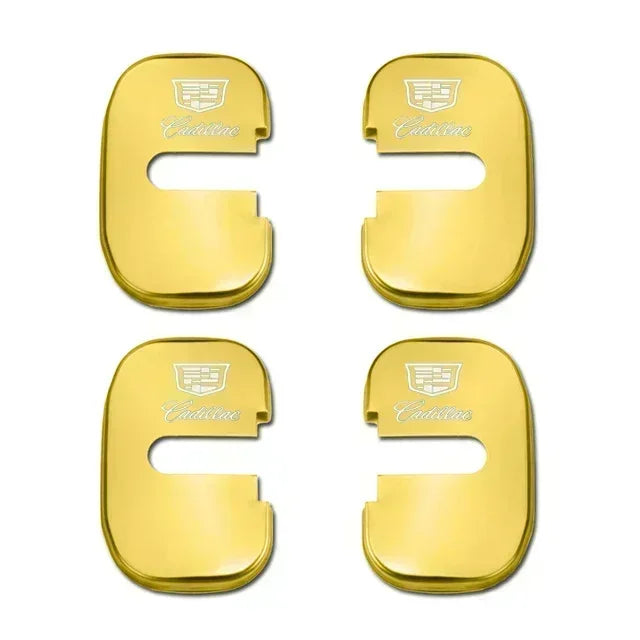 (NOT SOLD TO USA) 4pcs Door Lock Cover Stickers for Cadillac CTS ATS Escalade B-Gold – Car Accessories | MotorWorld Marketplace