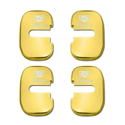 (NOT SOLD TO USA) 4pcs Door Lock Cover Stickers for Cadillac CTS ATS Escalade B-Gold – Car Accessories | MotorWorld Marketplace