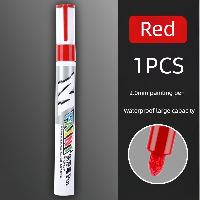 Car Paint Scratch Repair Pen Waterproof Marker – Multi-Color Red – Car Accessories | MotorWorld Marketplace
