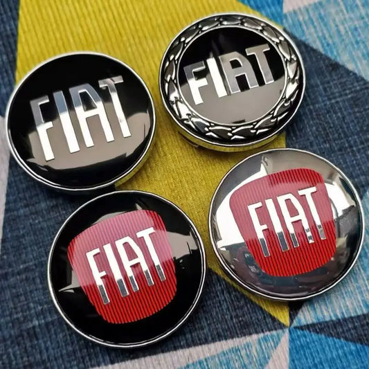 4pcs 60mm(2.4") Wheel Hub Caps Fit Fiat 500 Punto Stilo Bravo