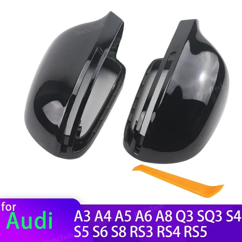 Carbon Fiber Look Mirror Cap for Audi – Car Accessories | MotorWorld Marketplace