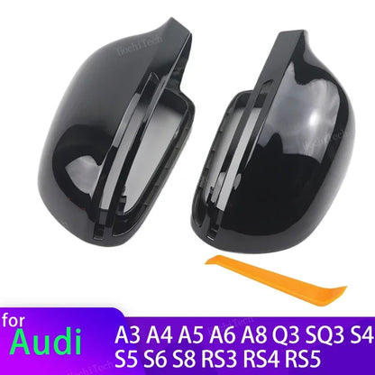 Carbon Fiber Look Mirror Cap for Audi – Car Accessories | MotorWorld Marketplace