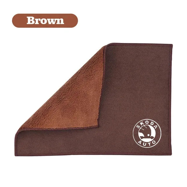 Premium Microfiber Towel for Skoda