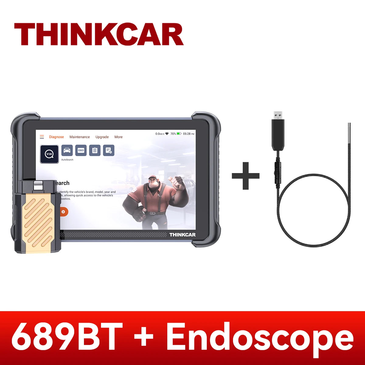 THINKSCAN 689BT Pro OBD2 Scanner ECU Coding & 34 Resets Add Endoscope – Car Accessories | MotorWorld Marketplace