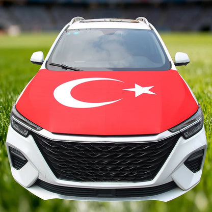 National Flag Car Hood Cover 115x160CM – Custom Engine Wrap